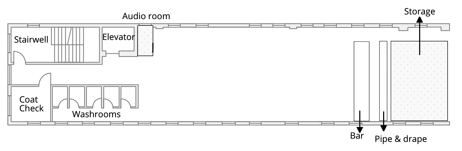 Architectural baseline floor plan